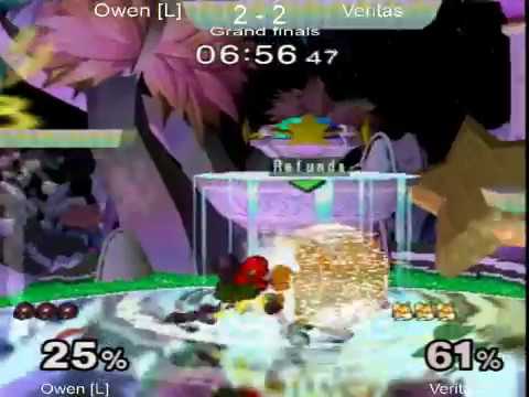 CU Smash SSBM - Owen (Samus) Vs. Veritas (Fox) Grand Finals Set 1