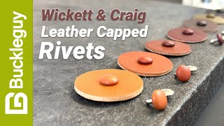 Learn to set leather double capped rivets the right way
