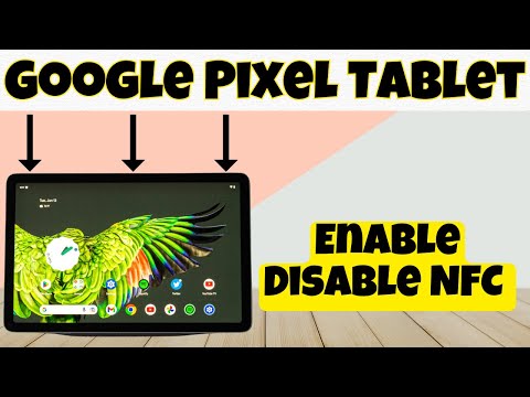 Enable  Disable NFC Google Pixel Tablet || How to turn on or off NFC || NFC settings