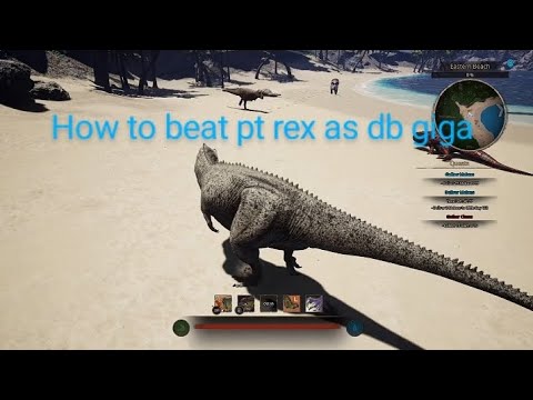 How to beat pt rex as db giga tutorial
