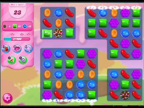 Candy Crush Saga Level 1077 Walk through with out any booster