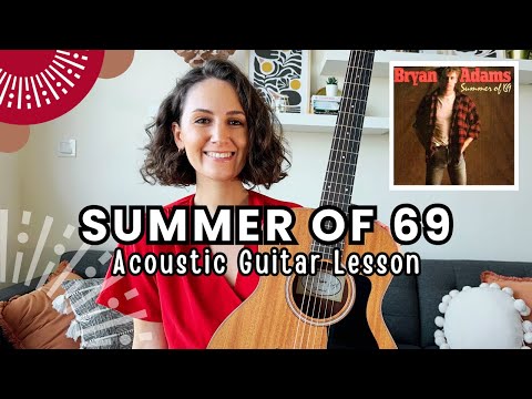 Summer of 69 - Bryan Adams [Acoustic Guitar Lesson Tutorial] Fun and Easy!