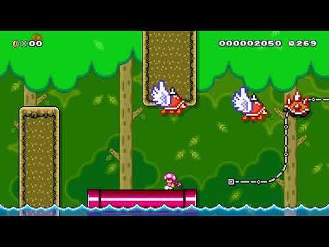 ◇スピンアスレチック◇Athletics by シロたん†_SMM2 🍄 Super Mario Maker 2 ✹Switch✹ #aon