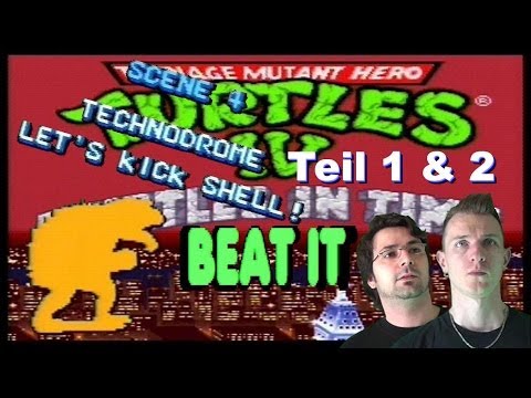 Beat It - TMNT IV Turtles in Time - Scene 4 Technodrome LET'S KICK SHELL!