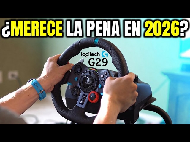 Vídeo relacionado con Logitech G G29 Volante y Pedales de Carrera, Force Feedback, para PS5, PS4, PC y MAC y Palanca de Cambio para Volante, 6 Velocidades, Marcha Atrás a Presion, Acero y Cuero auténtico