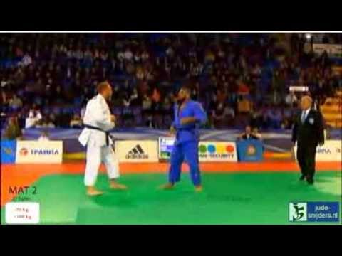 Judo 2013 European Open Minsk: Bataille (FRA) - Meyer (NED) [+100kg] QF