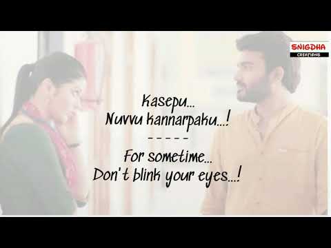 Chukkala chunni song- Lyrical with English Translation |SR K Mandapam | Kiran Abbavaram, Malavika|