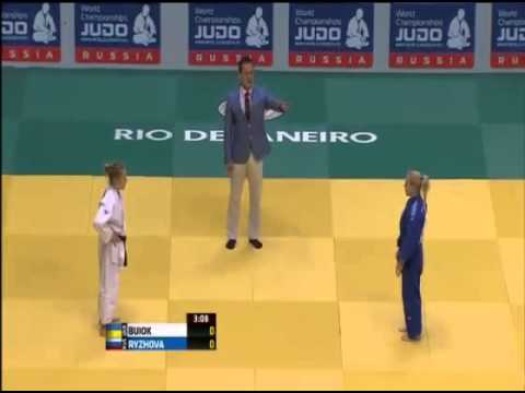 BUIOK, Mariia (UKR)-RYZHOVA, Yulia (RUS) 52 kg IJF World Championship Seniors 2013
