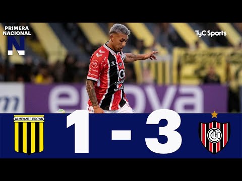 Almirante Brown 1-3 Chacarita | Primera Nacional | Fecha 14 (Zona B)