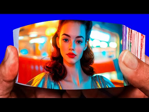 Life in Retro Future World - 1950s Sci-Fi - An AI Short Film | FlipBook