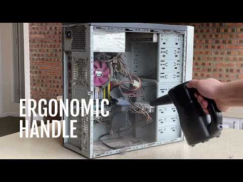 XPOWER A-2B-Black Cyber Duster Cordless Air Duster Video