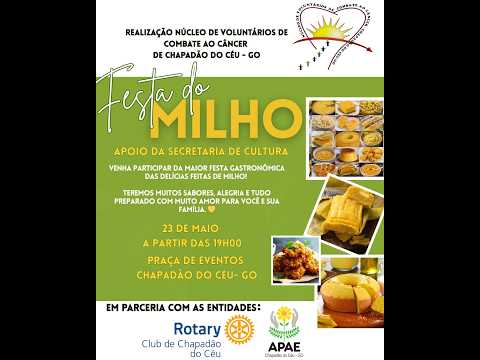FESTA DO MILHO 2026   Chap  Céu