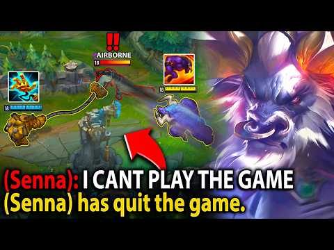 The most BROKEN bot lane in League of Legends... (SENNA COULDN'T PLAY)