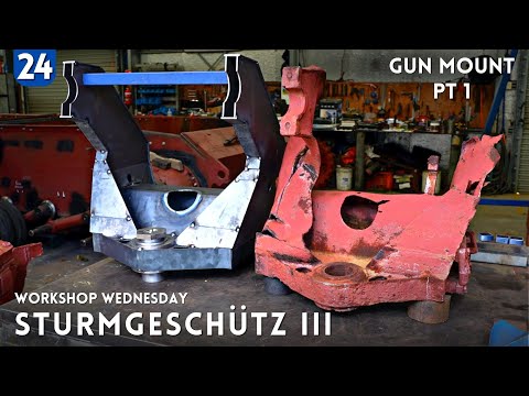 WORKSHOP WEDNESDAY:  Scratch building a StuG III G 7.5 cm StuK 40 L/48 Mount