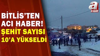 Bitlis'te Düşen Helikopterde Şehit Sayımız 10'a Yükseldi / A Haber | A