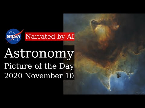 APOD: 2020-11-10 - The Central Soul Nebula Without Stars (Narrated by Amy)