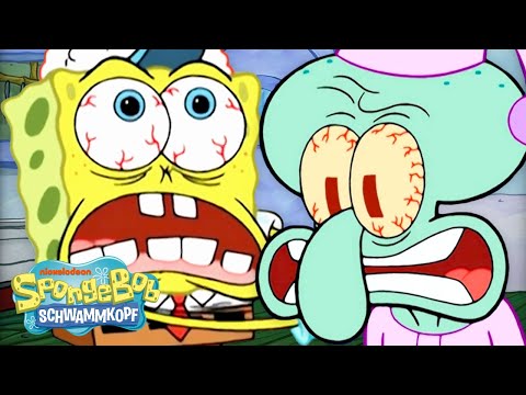 SpongeBob übertreibt 180 Minuten lang KOMPLETT 😆 | SpongeBob Schwammkopf