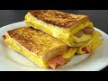Egg Toast Egg Sandwich Egg Cheese Sandwich MOST DELICIOUS EASY Breakfast Recipe