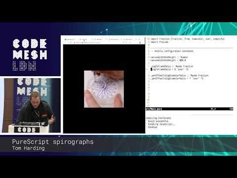 Tom Harding - PureScript spirographs | Code Mesh LDN 18