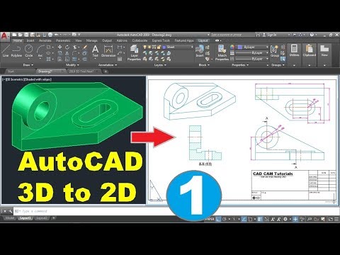 AutoCAD Nut Bolt Drawing Tutorial
