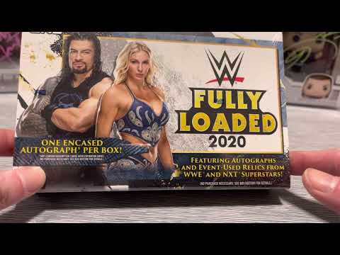 Unboxing WWE Topps 2020 Fully Loaded Hobby Box #1