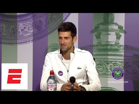 [FULL] Novak Djokovic post final Wimbledon 2018 press conference | ESPN