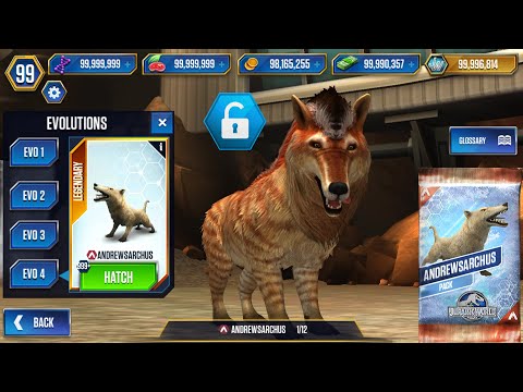 CONCAVENATOR VS CONCAVENATOR (SOLO) UNLOCKED ANDREWSARCHUS 999+ | JURASSIC WORLD THE GAME