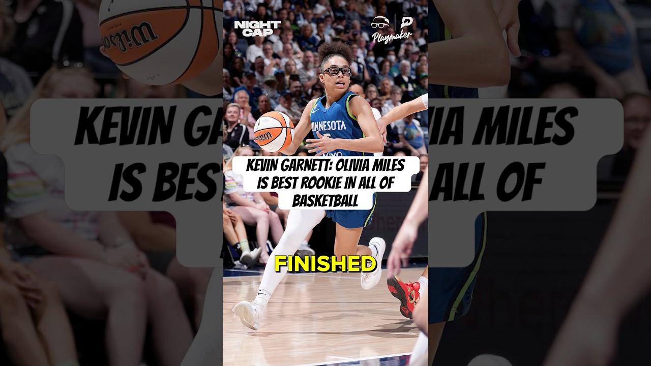 Kevin Garnett has high praise for Rookie #OliviaMiles. Just give her ROY now 👀 #Nightcap #WNBA