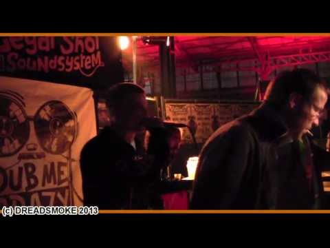 LEGAL SHOT SOUNDSYSTEM ft charlie p (uk) @ reggae bus #3 - clash ina di dub room pt10 \14--9-2013
