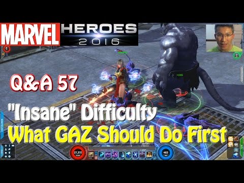 Marvel Heroes Q&A: "Insane" Difficulty - What GAZ Should Do First