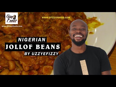 HOW TO MAKE JOLLOF BEANS EASY (EFIZZYFOODS)