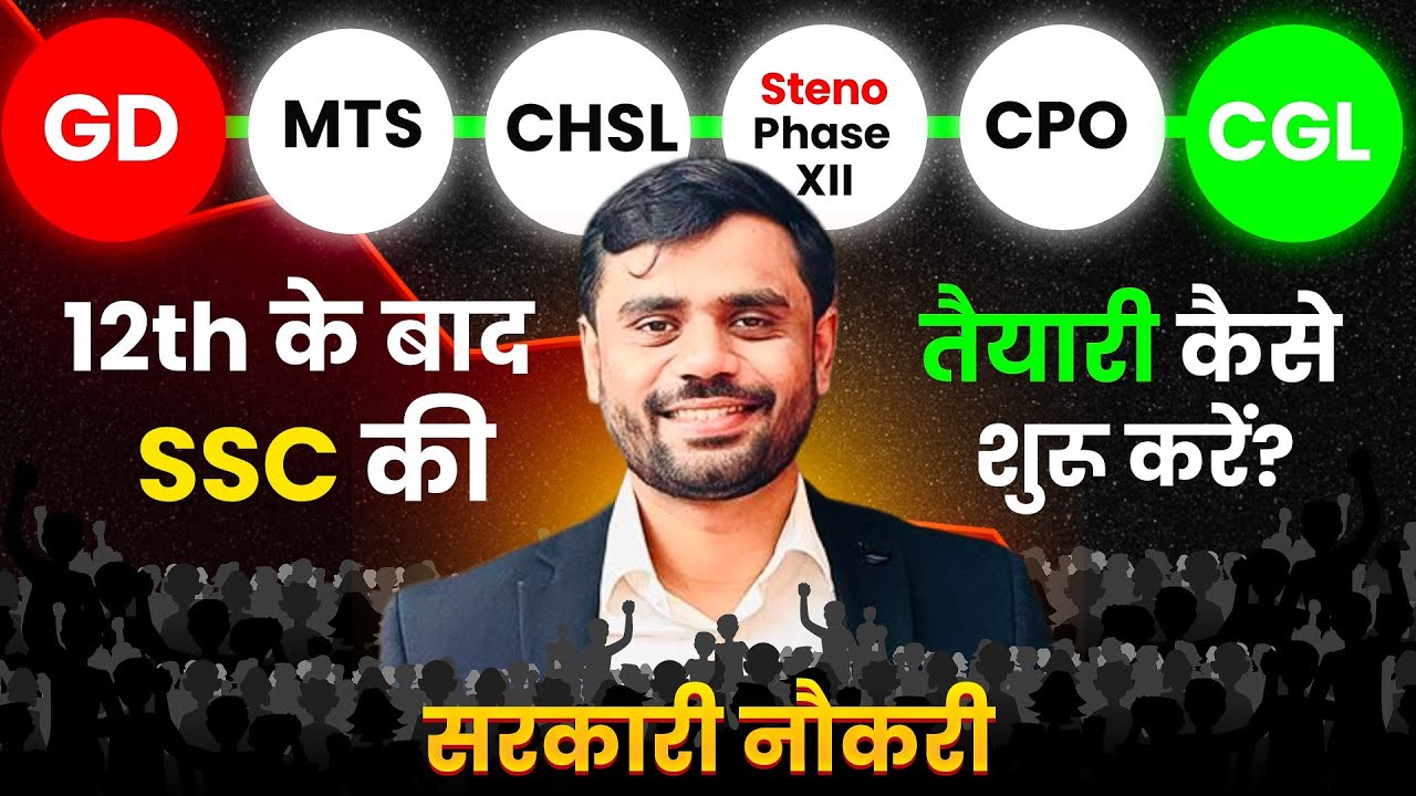 2025 : 12th के बाद SSC की तैयारी कैसे शुरू करें। Complete Selection Process By Aditya Ranjan Sir