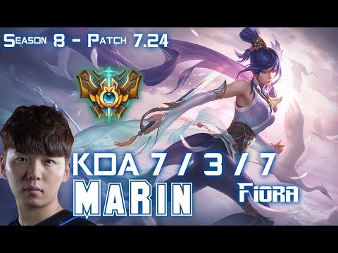MaRin FIORA vs CAMILLE Top - Patch 7.24 KR Ranked