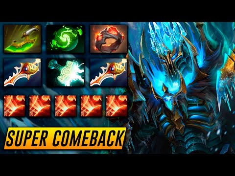 Wraith King Super Comeback vs DENDI [Storm Spirit] - Dota 2 Pro Gameplay [Watch & Learn]