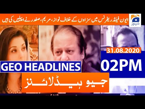 Geo Headlines 02 PM | 31st August 2020