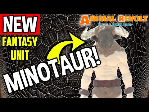NEW! MINOTAUR vs Every Unit | New Fantasy Unit | Animal Revolt Battle Simulator