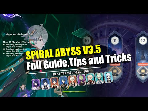 Full Guide Spiral Abyss 3.5 Floor 12: Best Teams, Tips and Tricks Genshin Impact