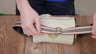 Дивовижна сумка для стильних жінок із натуральної шкіри Vintage 22264 білий