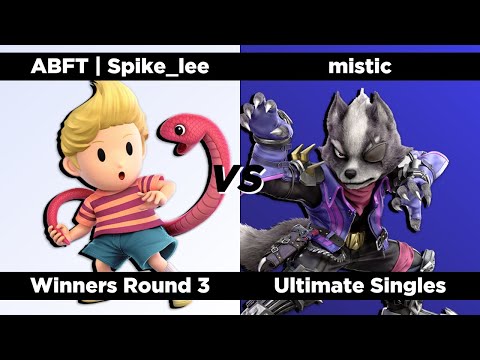 Super Smash QWERTZ #9  - Winners Round 3 - ABFT | Spike_lee (Lucas) vs. mistic (Wolf)