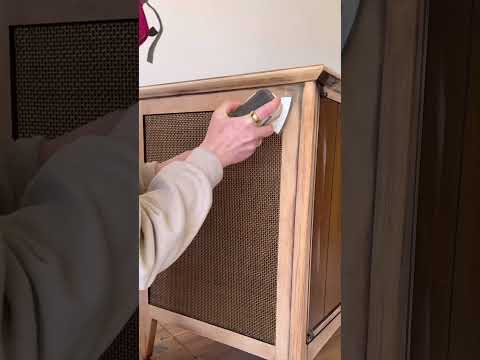 I was catfished! Restoring a vintage MCM stereo cabinet/dresser with #HartToolsUSA