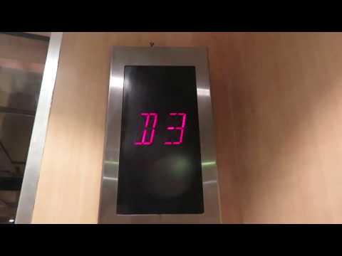 1980s Otis "Asian Lexan" Traction Elevators at the Royal Lake Club, Kuala Lumpur. Part 1.