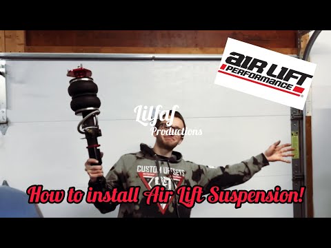 HOW TO INSTALL AIRLIFT SUSPENSION! | G35/350z