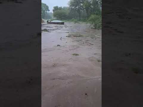 Se largo con todo en la localidad de los juries en la pcia de Santiago del estero 26/12/25 #lluvia