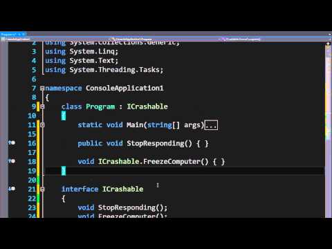 C Implicit Vs Explicit Interface Implementation