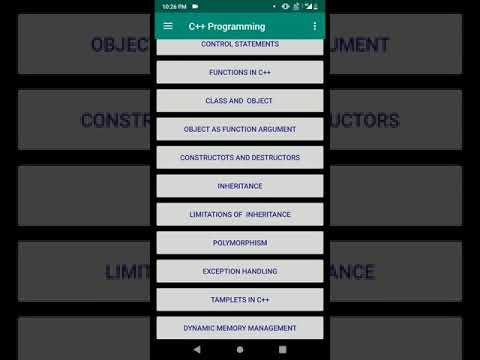 C++ Programming App Video