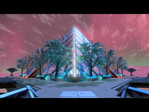 How to make perfect three sided pyramids using cuboids or square tiles (No Man's Sky)