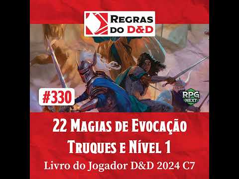 22 Magias de Evocação – Truques e Nível 1 | Livro do Jogador D&D 2024 C7