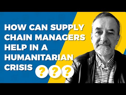 As a supply chain manager, can I help bring relief to people affected by humanitarian crises?