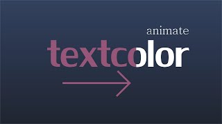 Animate text color in iMovie macOS