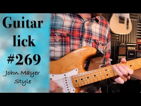 Lick Friday Week 269 - John Mayer inspired lick run out.